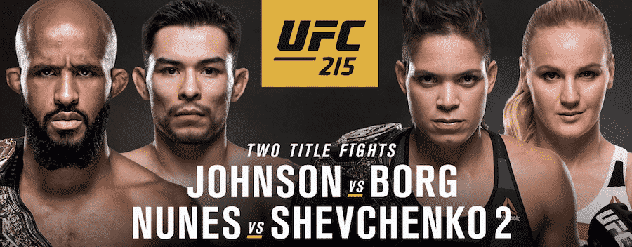 UFC 215 Betting Odds UFC 215 Betting Odds