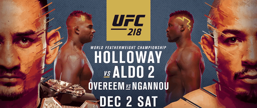 UFC 218 Betting